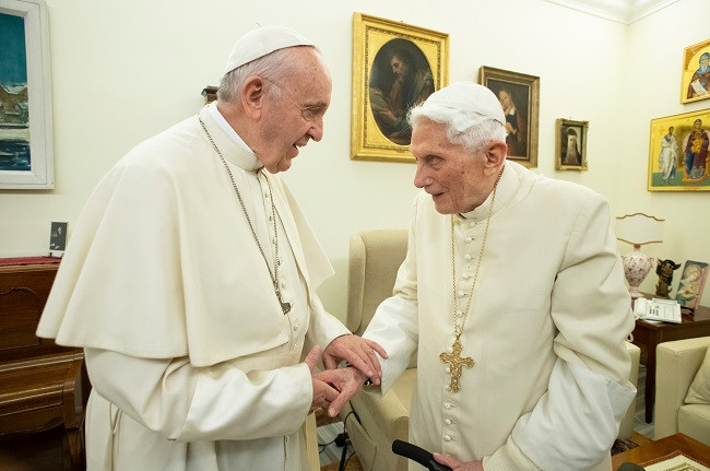 Pope Francis and Benedict XVI