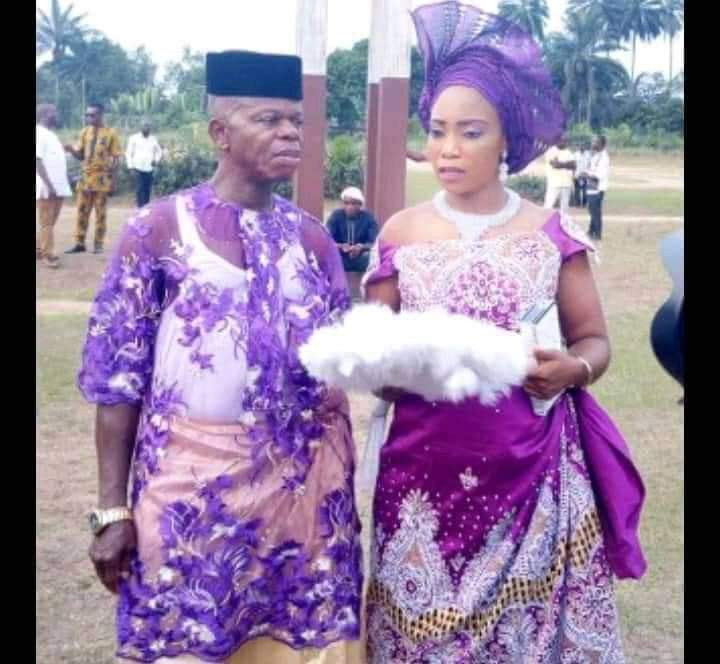 Lady marries old man 