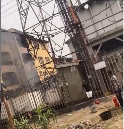 Transformer explodes