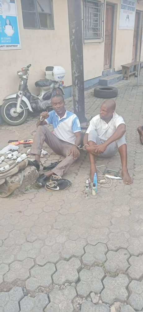 Two Men Hired For Hostel Renovation In UNICAL Nabbed After Stealing Students' Belongings