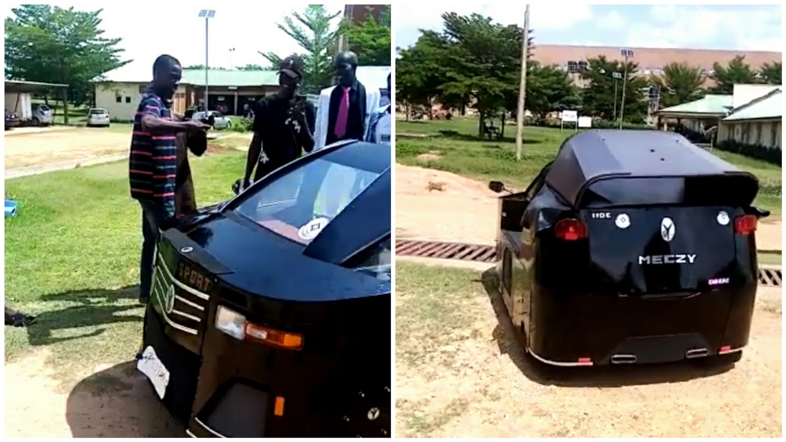FUTMINNA Student Builds 'Futuristic' Car As His Final Year Project (Video)