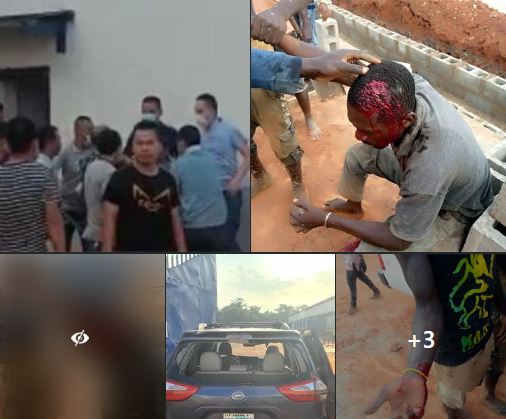 Nigerian workers assaulted by their Chinese employers