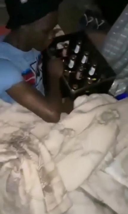 The looter shows off his loot