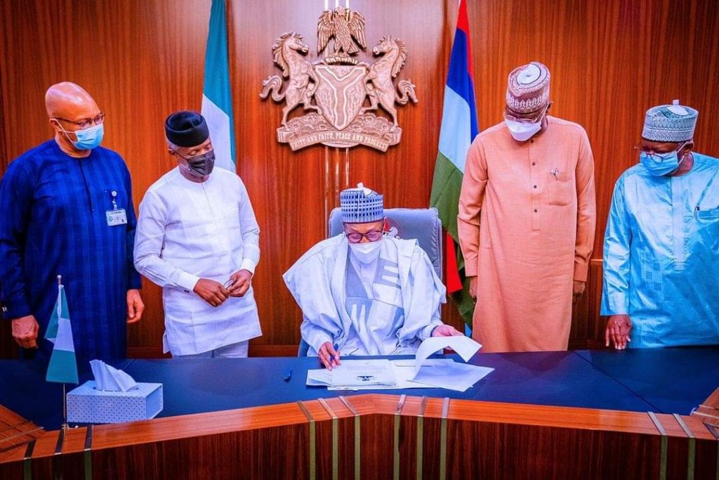 Buhari signs supplementary budget into law