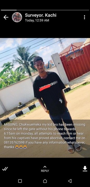 Chukwuemeka is missing