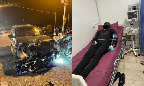 Yomi Casual survives accident