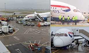 British Airways plane collapses