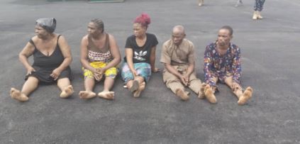 The gang of kidnappers arrested in Imo 