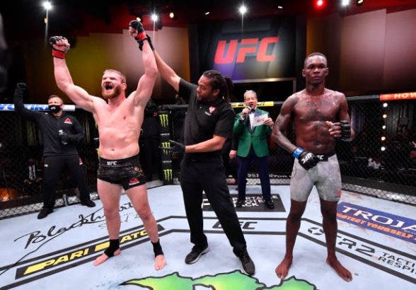 Adesanya lost his first career match against Blachowicz
