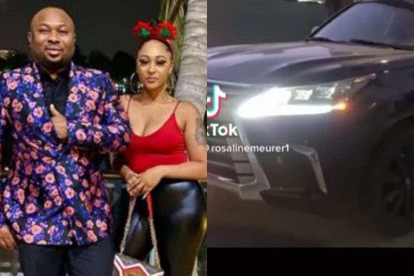 Olakunle Churchill gifts wife a brand new car