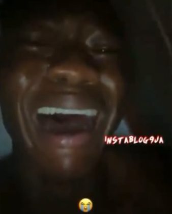 Man cries after being dumped by girlfriend