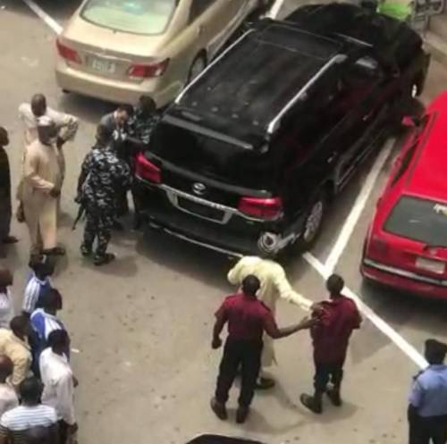 Umar Danladi assaults security guard in Abuja