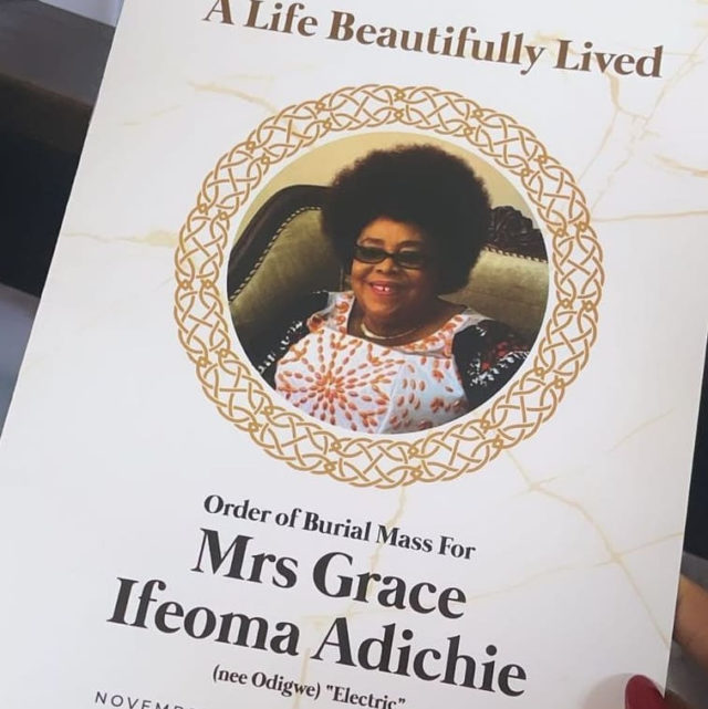 Grace Adichie buried
