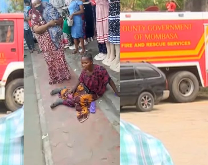 The arrested woman