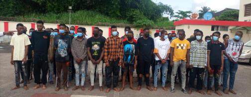 Fraudsters arrested by EFCC in Benin