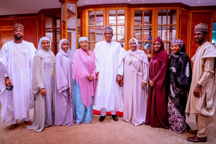 Buhari and family observe Eid-El-Filtri celebrations