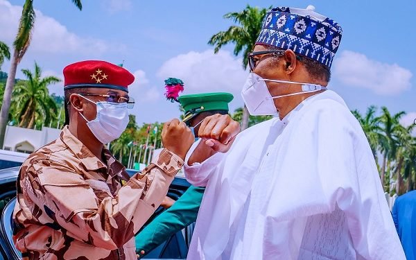 Buhari and Lt. General Mahamat Idriss Deby Itno