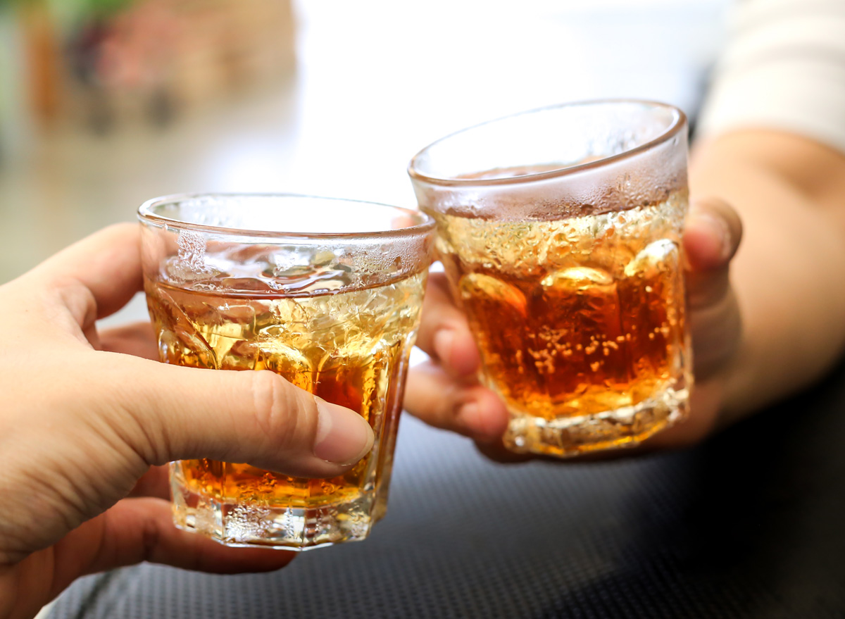 Drinking alcohol not good for the body