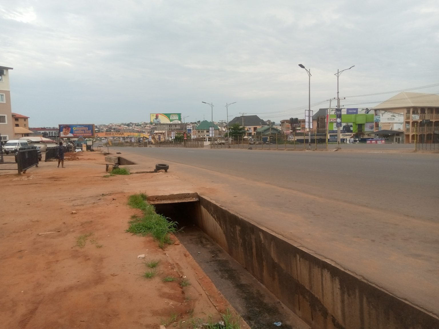 Streets and shops deserted due to IPOB's sit-at-home order