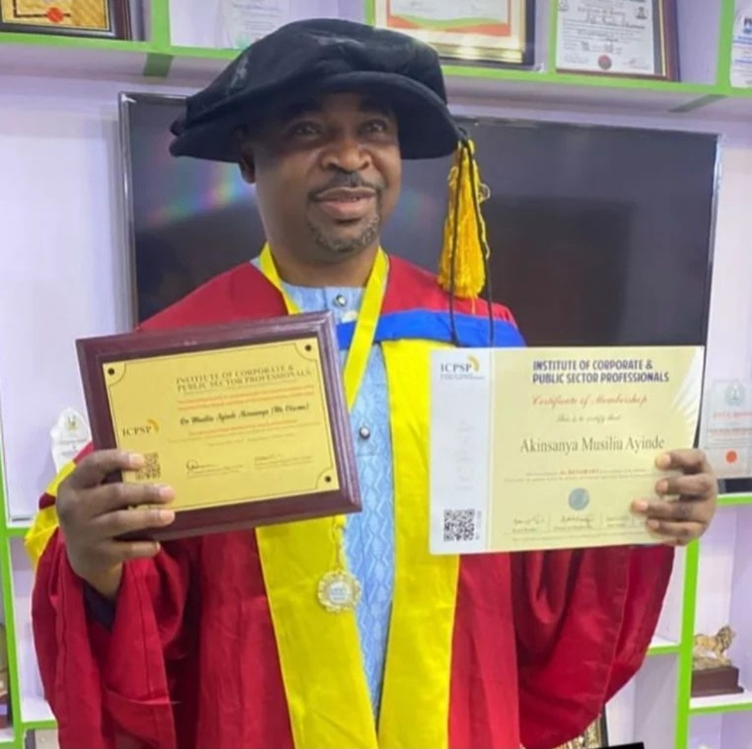 MC Oluomo bags honourary doctorate degree