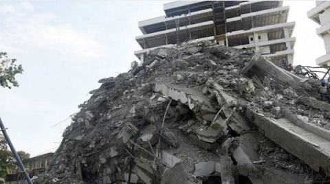 Ikoyi building after collapse