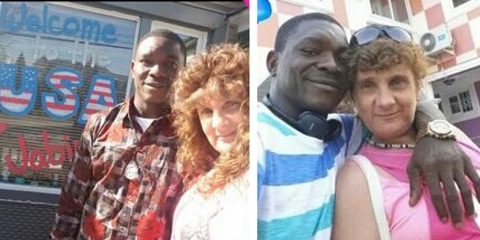 Okpako with a white woman