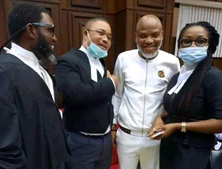 Nnamdi Kanu in court today