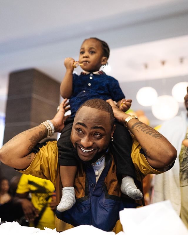 Davido and son, Ifeanyi