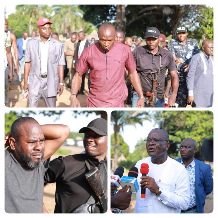 The criminals after being nabbed