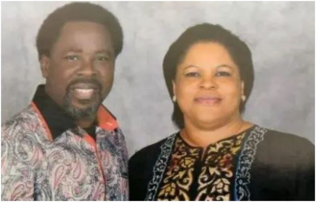 TB Joshua and wife, Evelyn