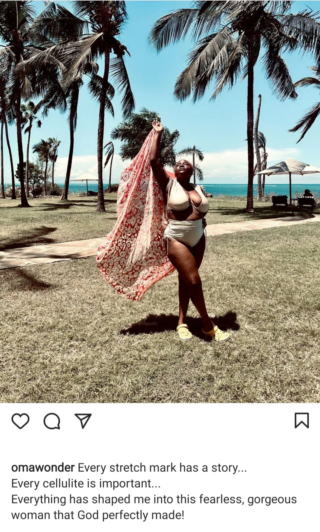 CmaTrends  Every Cellulite Is Important – Omawumi Writes As She Shows Off Her Body In Swimwear « CmaTrends omaa1