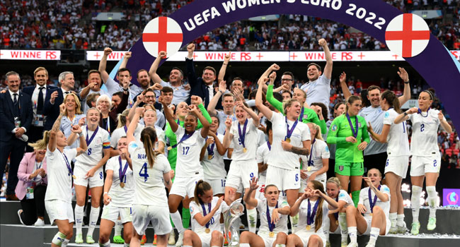 England Beat Germany To Win Women Euro 2022 Trophy