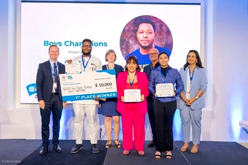 Nigerian Student Makes History, Becomes First African to Win 108-year-old Award, Gets $10,000 (Photo) 1 Nigerian Student Makes History, Becomes First African to Win 108-year-old Award, Gets $10,000 (Photo)