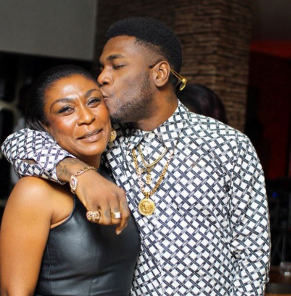 Burna Boy and mama