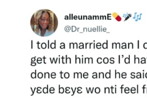 Lady Reveals Shocking Response She Got From a Married Man After She
