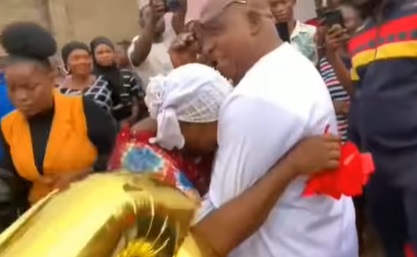 Femi Adebayo buys car for his mother