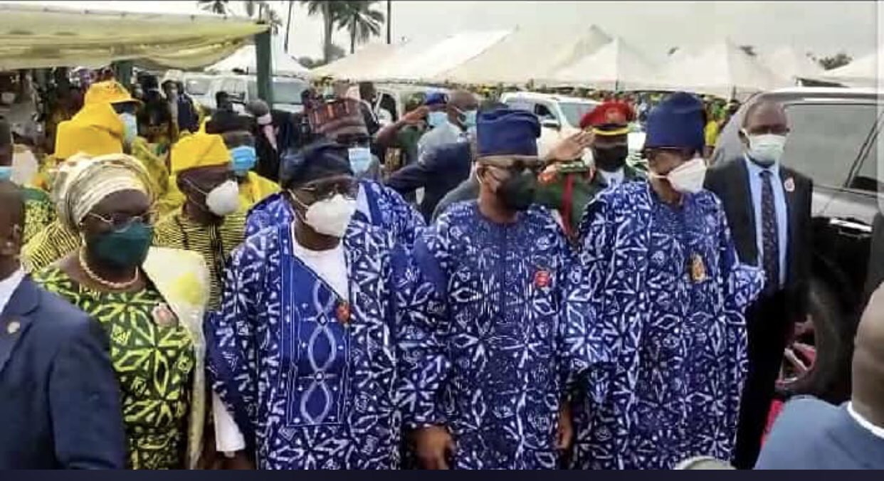 Buhari arrives Ogun state