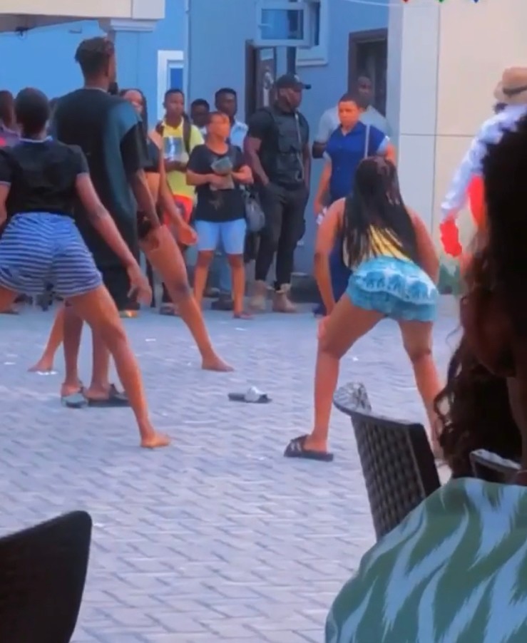 Moment Slay Queens Engaged In Twerking Competition At An Event (Video)