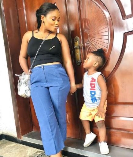 Tega and son
