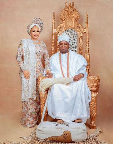 Oba Elegushi and wife