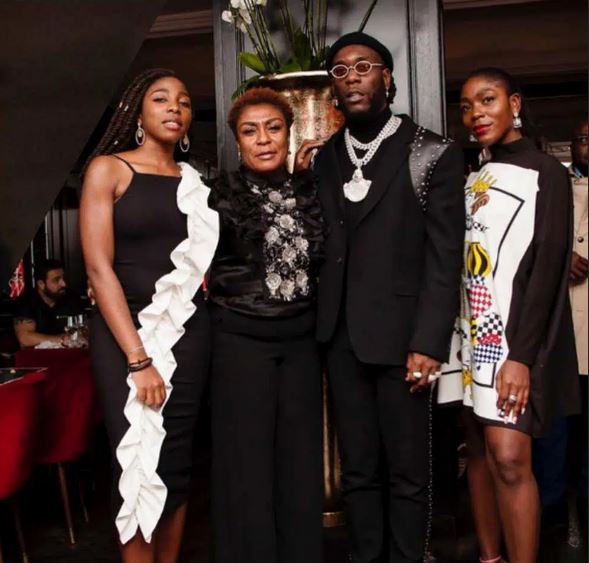 Burnaboy and family