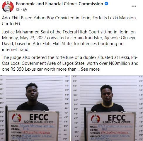 post  Convicted Internet Fraudster Forfeits Lekki Mansion And Car To FG « CmaTrends ajee2