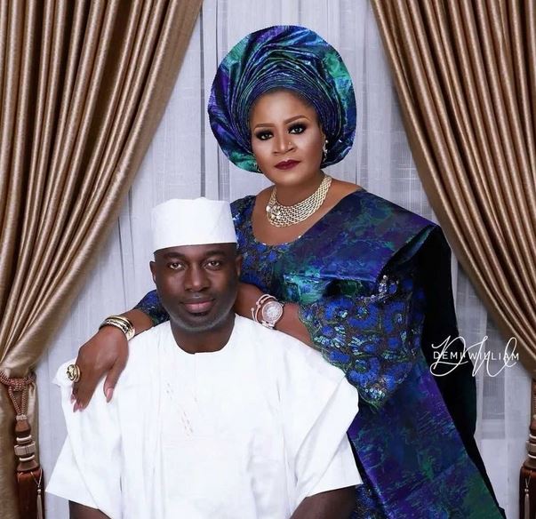Adekaz and wife