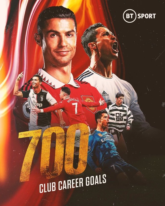 Cristiano reaches new milestone: 700 career goals - AS USA