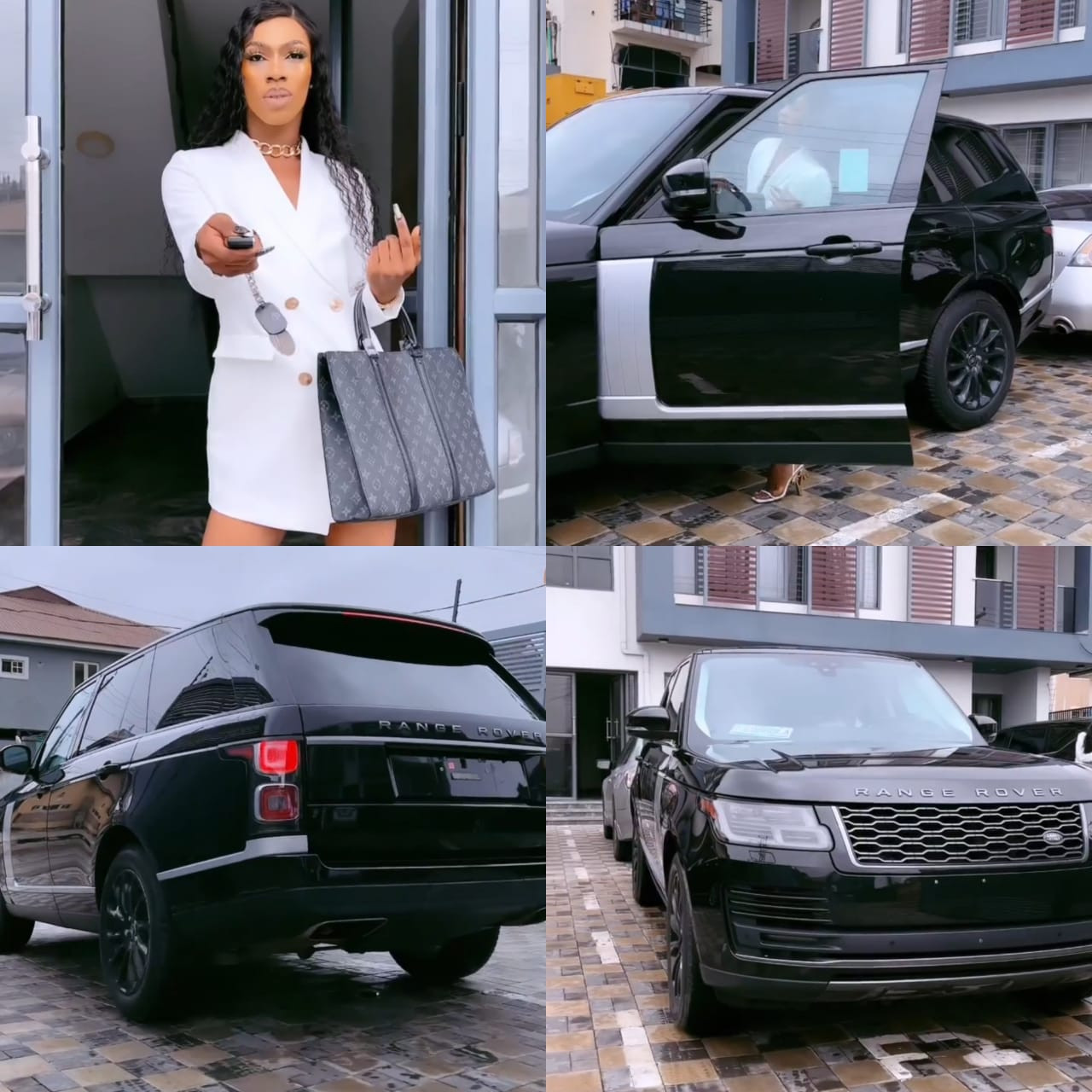 Crossdresser, James Brown Calebrates With Friends After Buying Himself A Range Rover Car (Video)