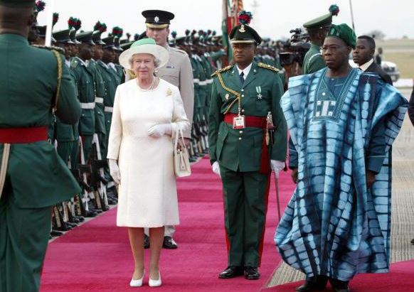 Obasanjo and Queen ElizabethII