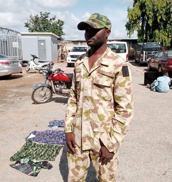 NSCDC Arrests Fake Soldier Who Duped 22 Residents In Nasarawa