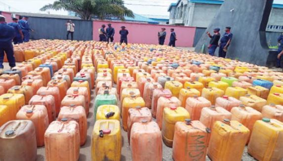 NSCDC Recovers 21,000 Litres Of Stolen Petrol In Lagos