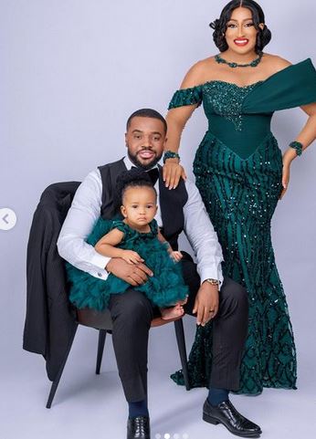 Actor Williams Uchemba Shares Adorable Family Photos As His Daughter Turns One