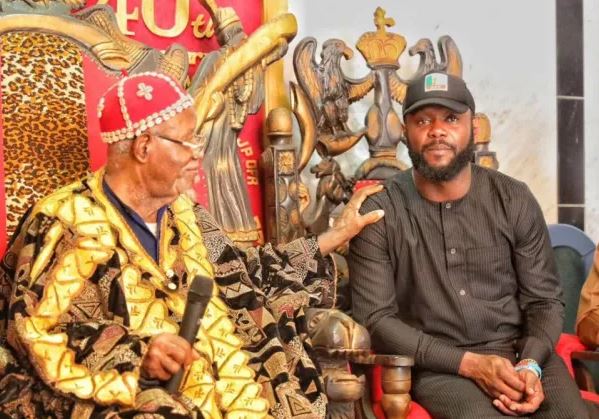 Tinubu's Son, Seyi Bags Chieftaincy Title In Anambra (Photos)
